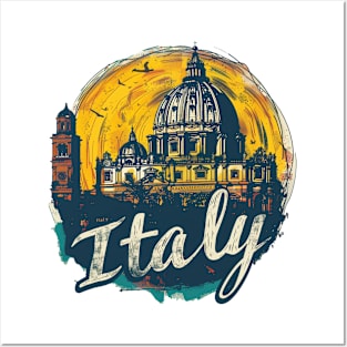 Italy t-shirt Posters and Art